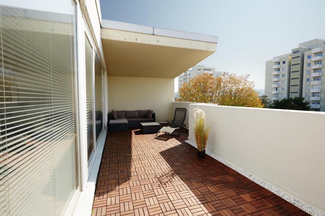 Stylisches Penthouse In Karlsruhe -Durlach Екстериор снимка